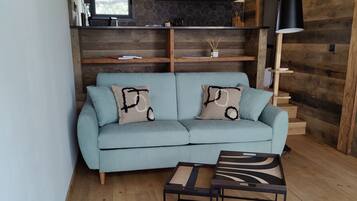 Huisje | Woonruimte | Flatscreentelevisie