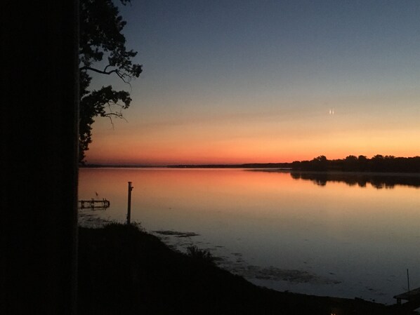 Blick von der Unterkunft