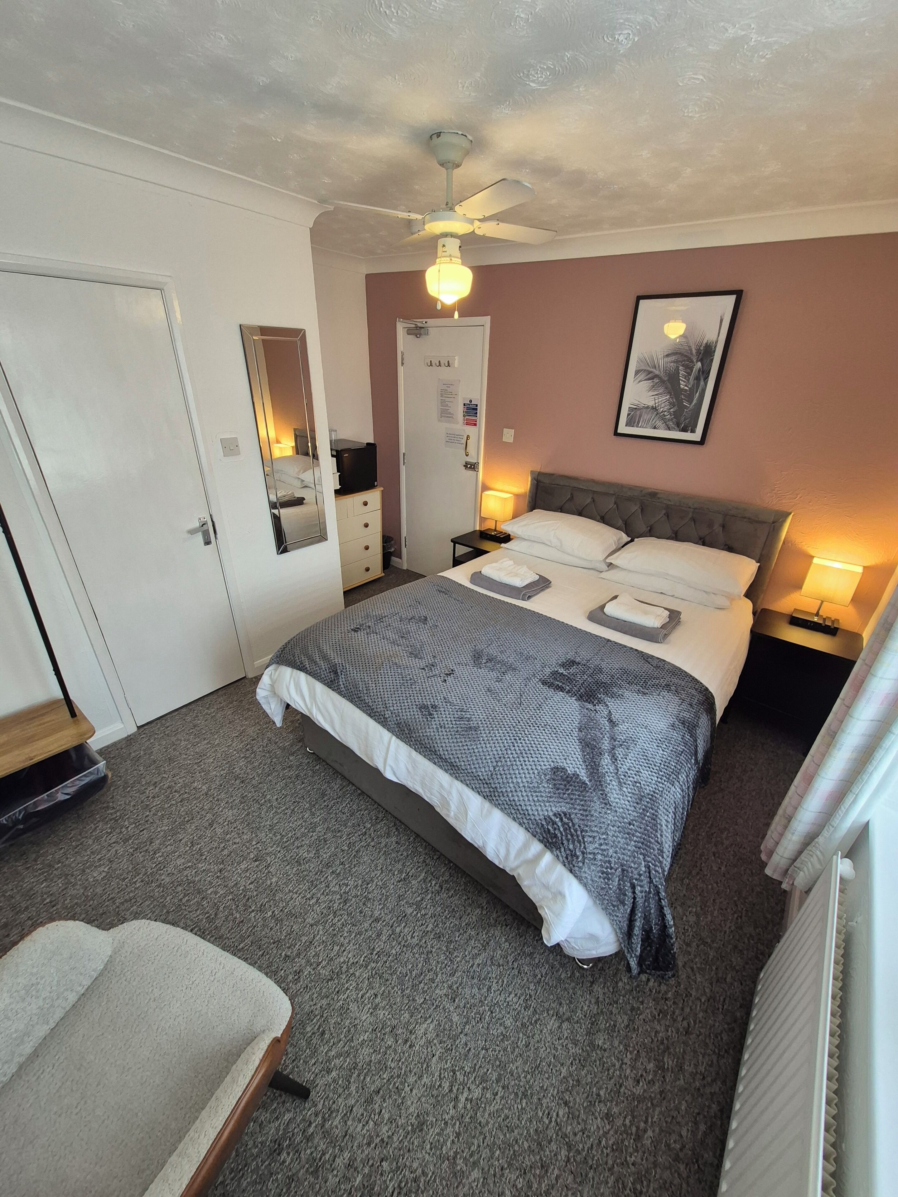 Standard Double Room (Room 15) | Blackout drapes, bed sheets