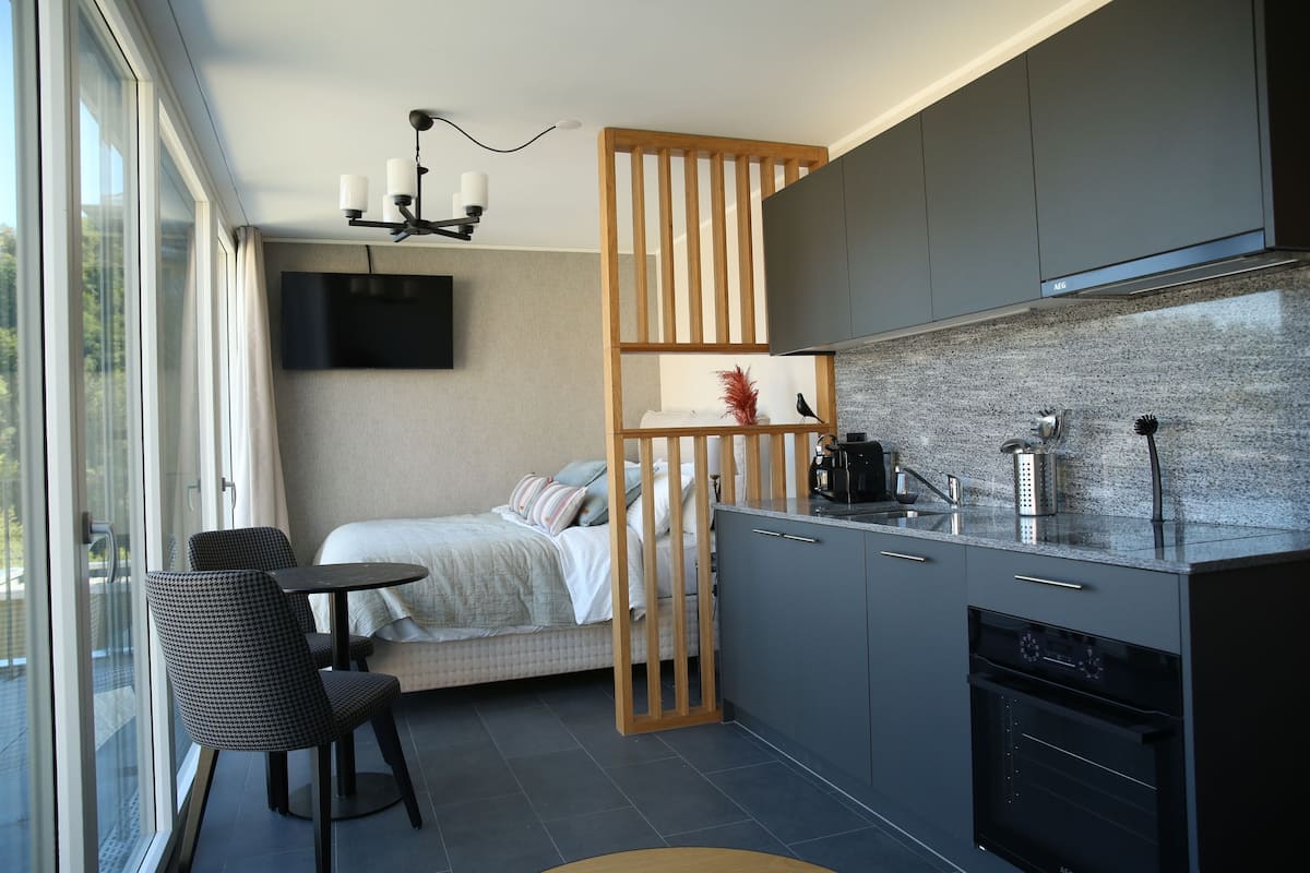Standard-Studio | 1 Schlafzimmer, kostenloses WLAN, Bettwäsche