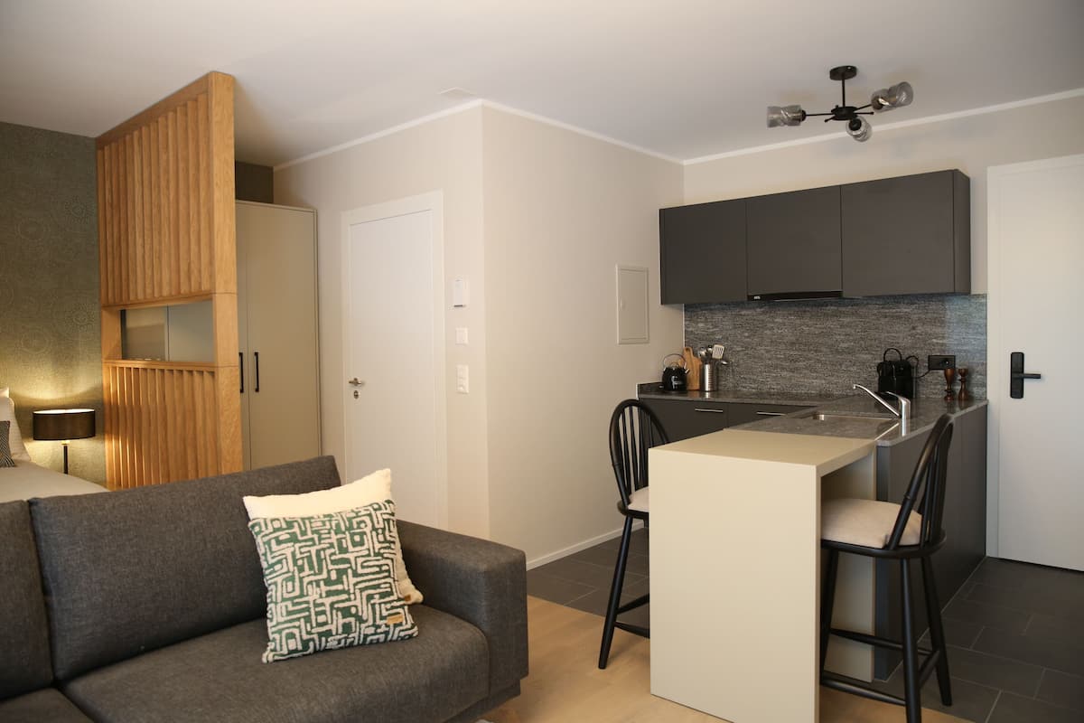 Apartamento superior | 1 dormitorio, wifi gratis, ropa de cama
