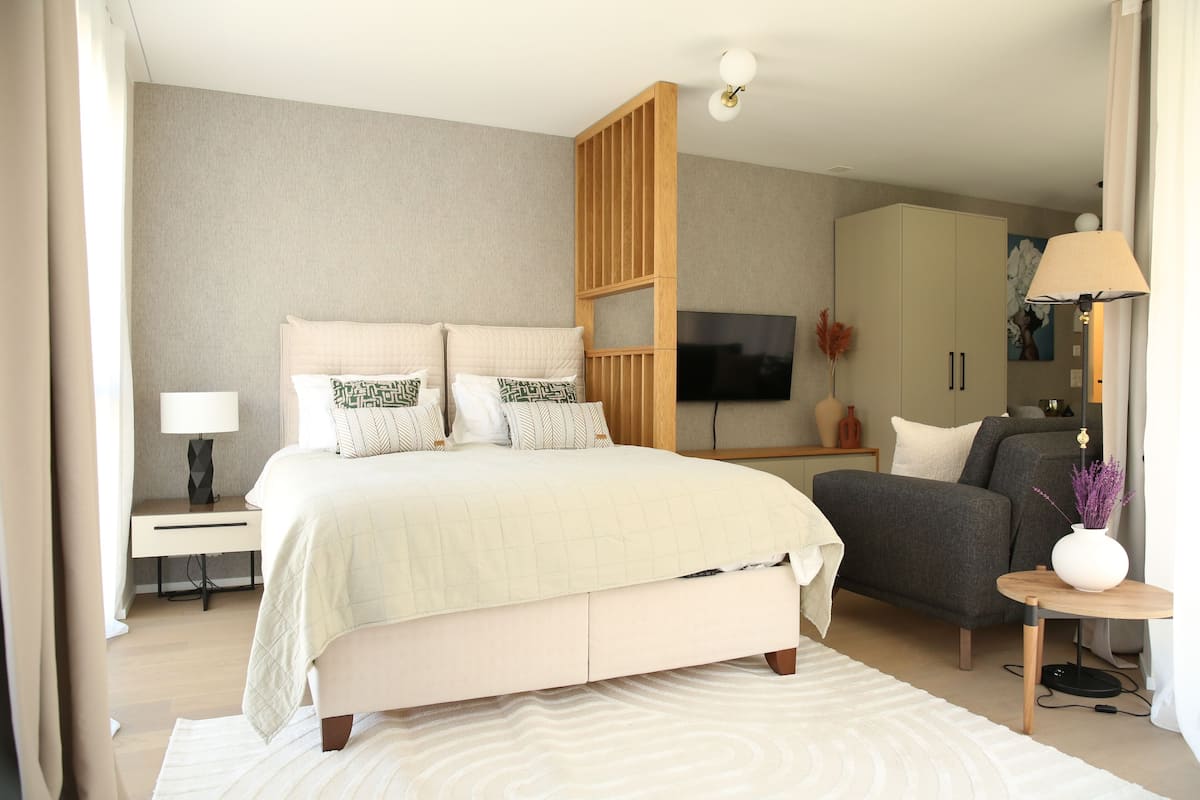 Apartamento Elite | 1 dormitorio, wifi gratis, ropa de cama