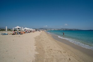 Vlak bij het strand