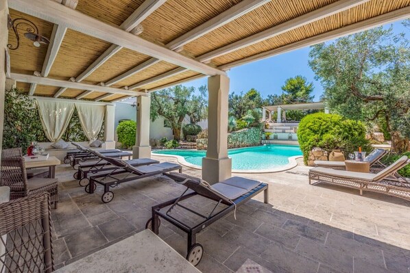 Pool - Villa "Tia Maria Country Inn - exclusive" with Pool, Garden & Wi-Fi (Racale)