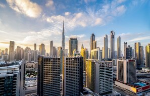 Design Apartment | View from room - Tanin - Fabulous Apt With Burj Khalifa View From Balcony (Dubai)