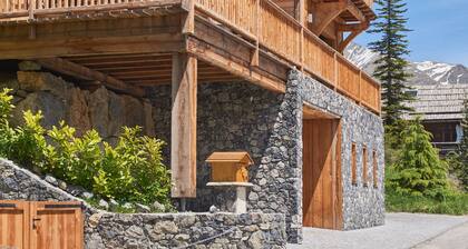 Luxury chalet with Terrace with Mountain View and Wi-Fi