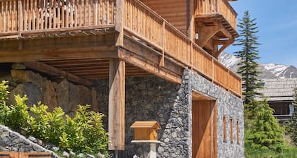 Luxury chalet with Terrace with Mountain View and Wi-Fi
