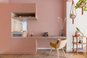 Standard Apartment | Living area | 43-inch Smart TV with digital channels, TV, Netflix - Bohemian 1BR Apartment in Athens (Athens)