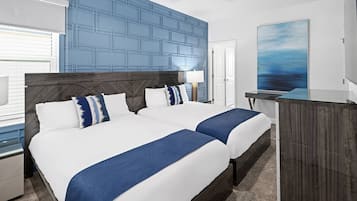 5 bedrooms, iron/ironing board, WiFi, bed sheets