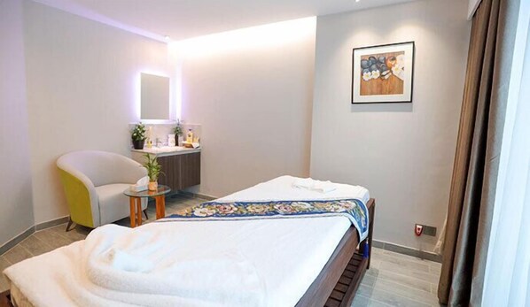 Sauna, tratamientos corporales y aromaterapia