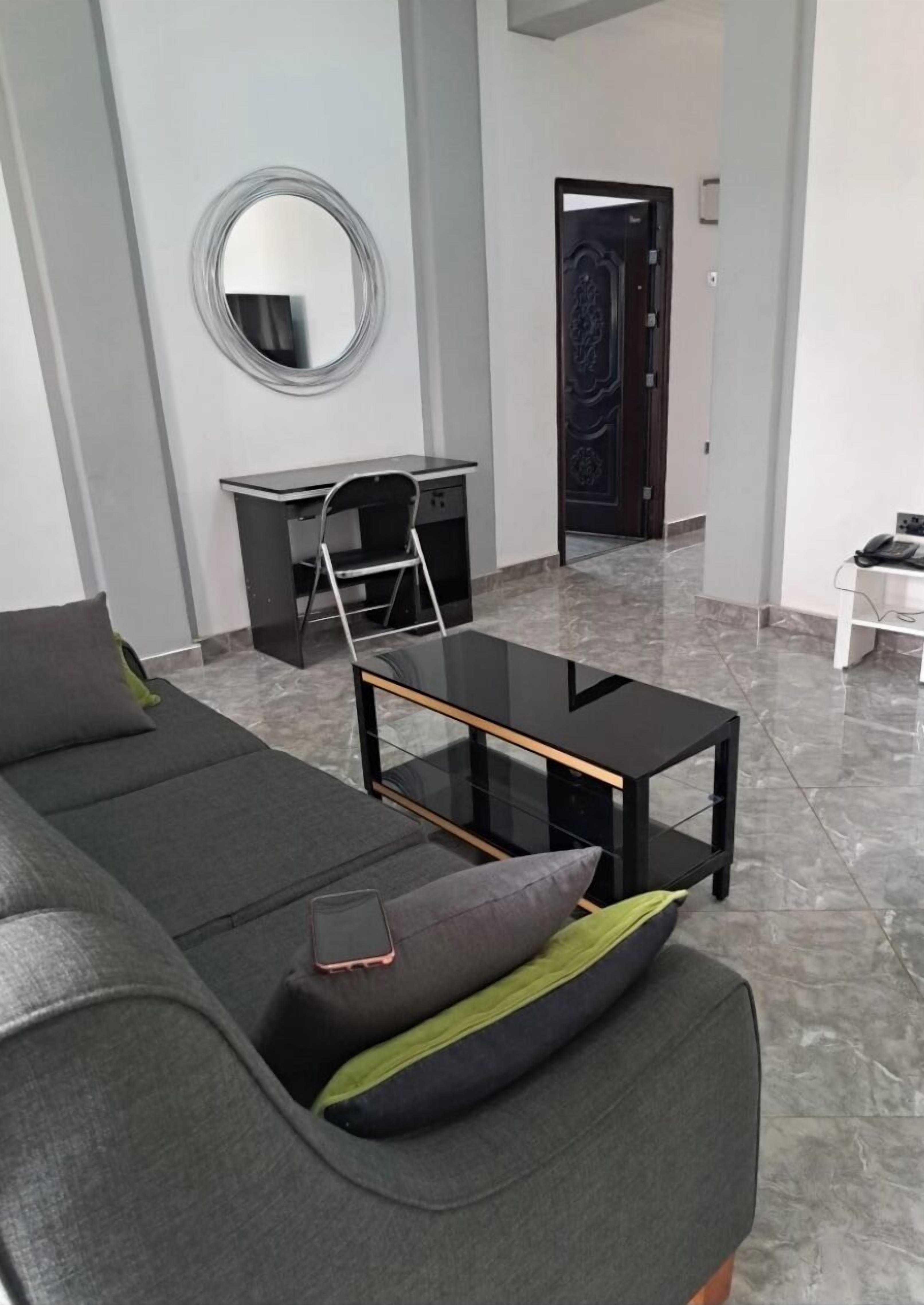 Apartment Queen Bed | Soundproofing, iron/ironing board