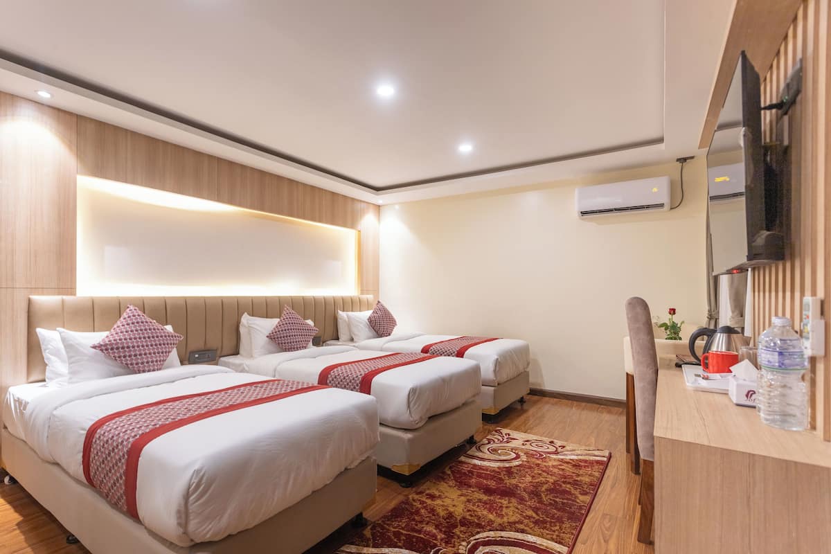 Quarto triplo luxo | Roupas de cama antialérgicas
