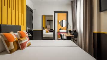 Camera con 2 letti singoli | Ferro/asse da stiro, Wi-Fi gratuito, lenzuola