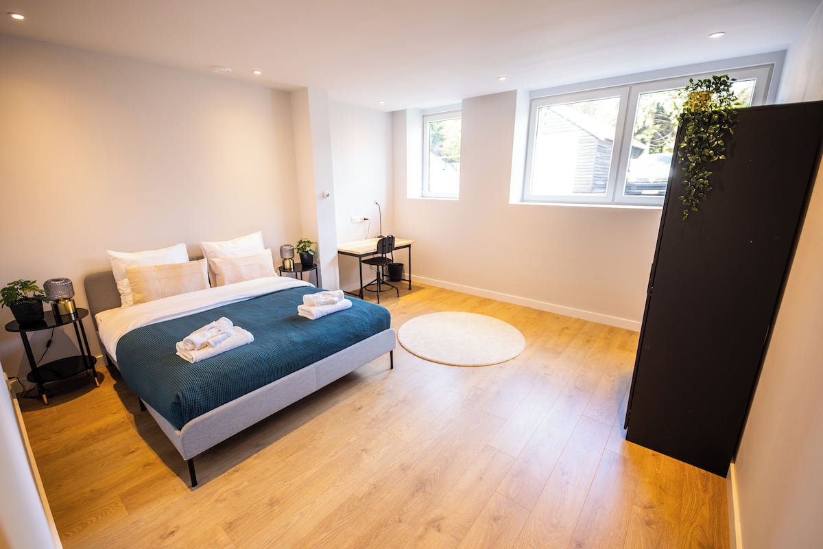Kamar | 2 kamar tidur, setrika/meja setrika, Wi-Fi gratis, dan seprai linen