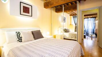 1 bedroom, iron/ironing board, travel crib, free WiFi