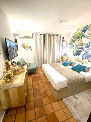 1 bedroom, iron/ironing board, travel crib, free WiFi