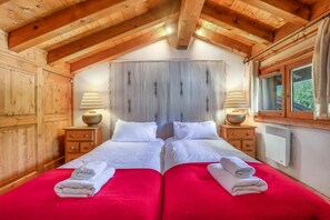 2 dormitorios, cuna de viaje, wifi y ropa de cama