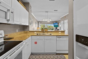 Dishwasher, dining tables