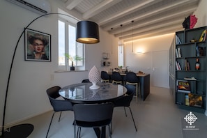 Exclusive Apartment | Private kitchen | Full-sized fridge, dishwasher, electric kettle, cookware/dishes/utensils