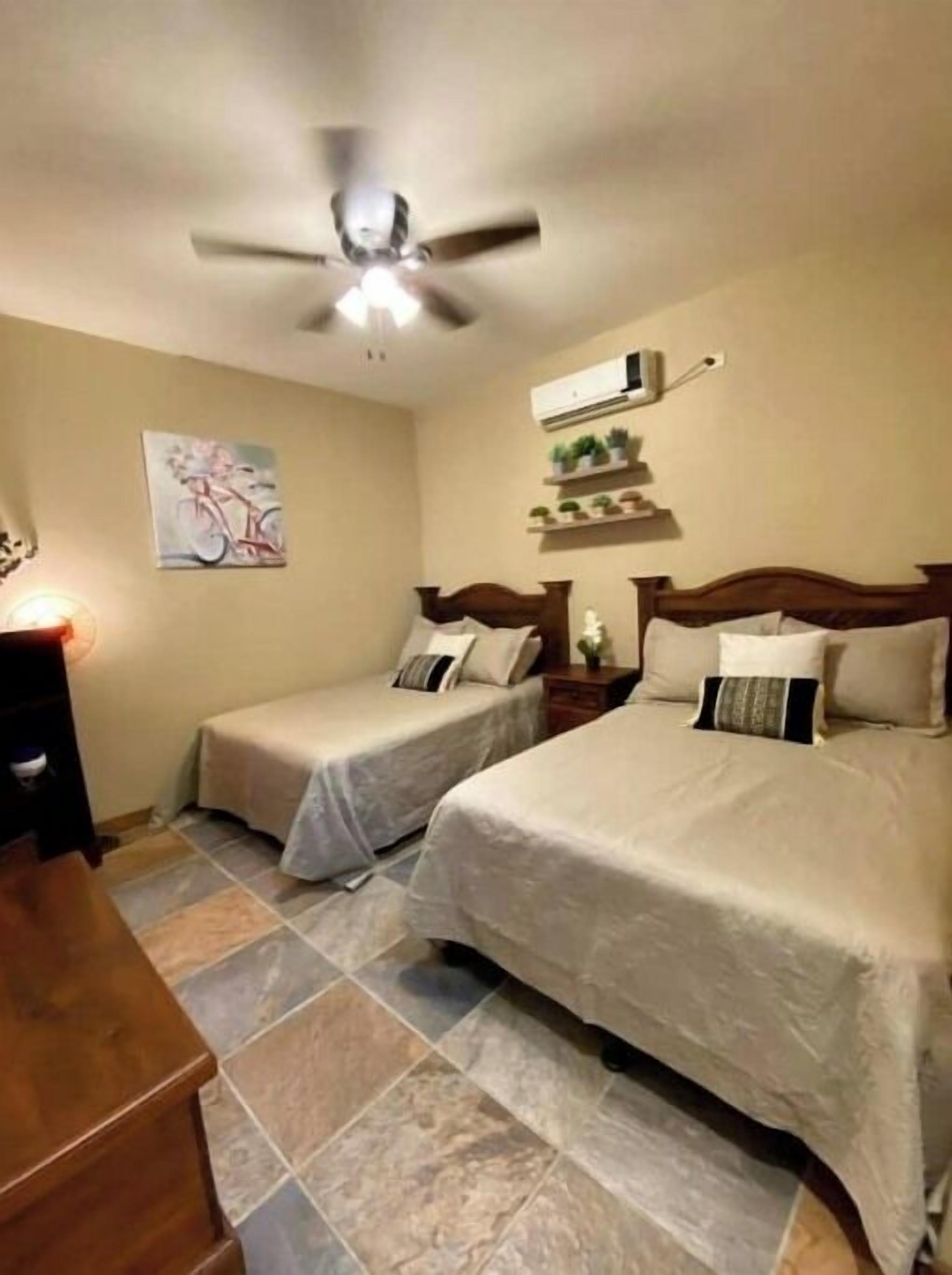 3 多间卧室、WiFi、床单