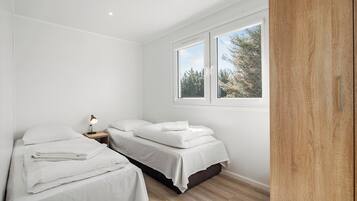 Comfort-hytte | 2 soveværelser, baby-/barnesenge (tillægsgebyr), gratis Wi-Fi