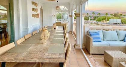 6 Bedroom Luxury Villa ,6 seater Jacuzzi & heated pool . 18 guests max
