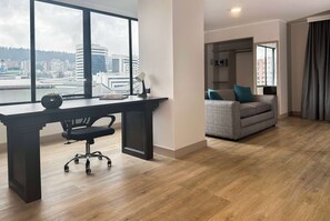 Business Suite, Non Smoking (2 Full Beds) | 1 bedroom, Frette Italian sheets, premium bedding, down comforters