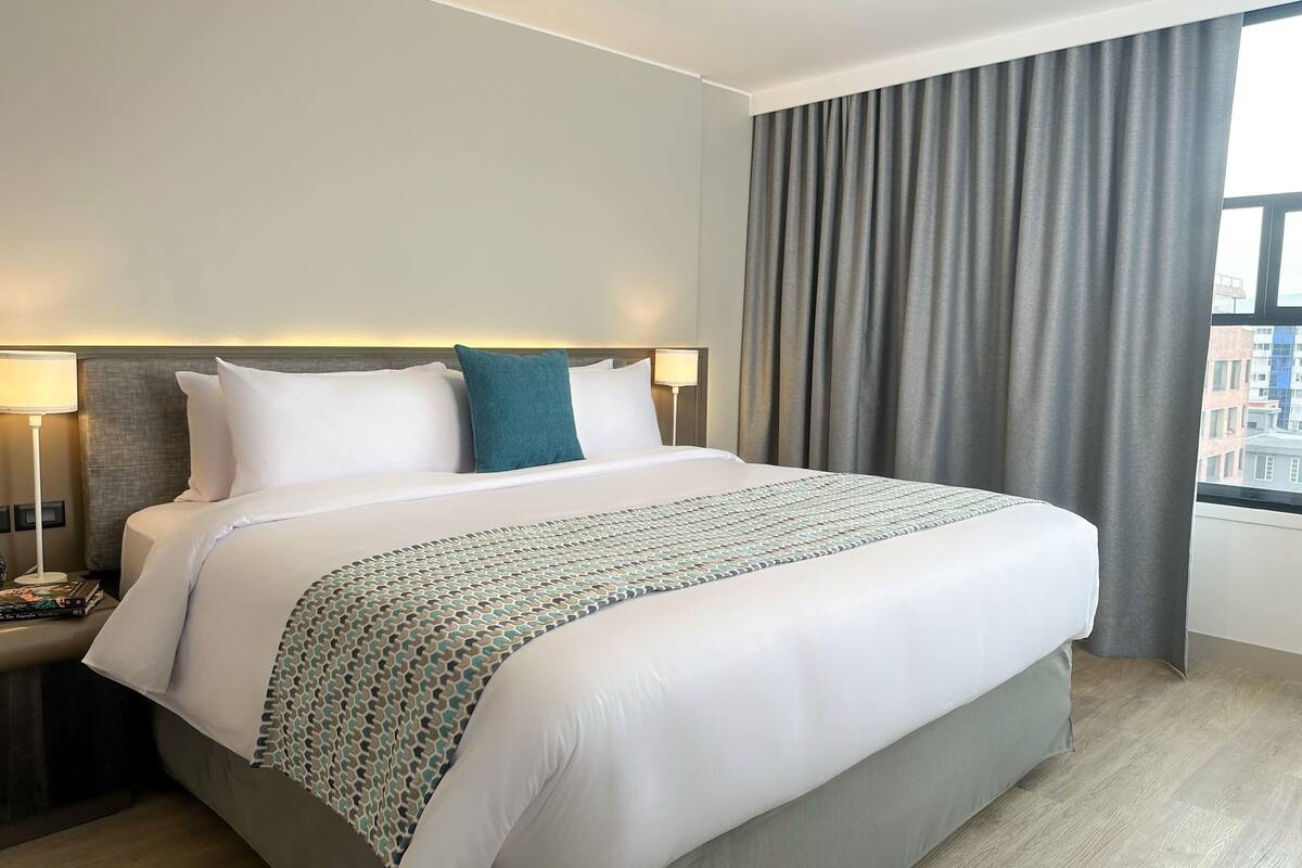 Business Room, 1 King Bed, Non Smoking | Frette Italian sheets, premium bedding, down comforters