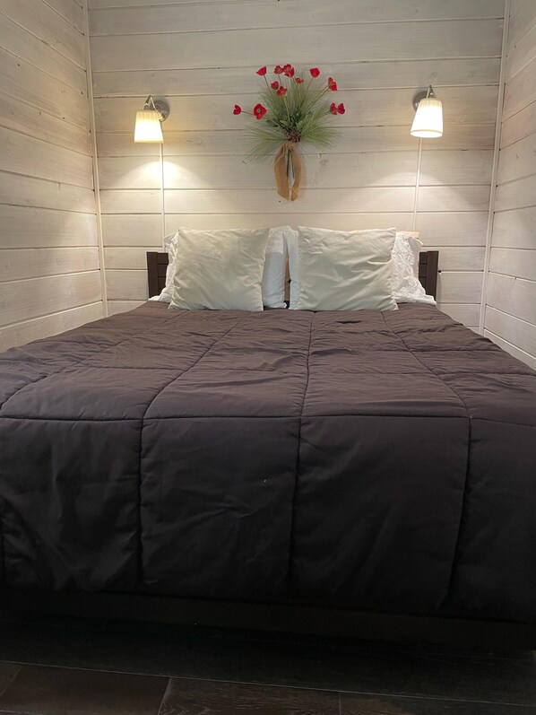 1 chambre, accès au Wi-Fi (inclus), literie fournie