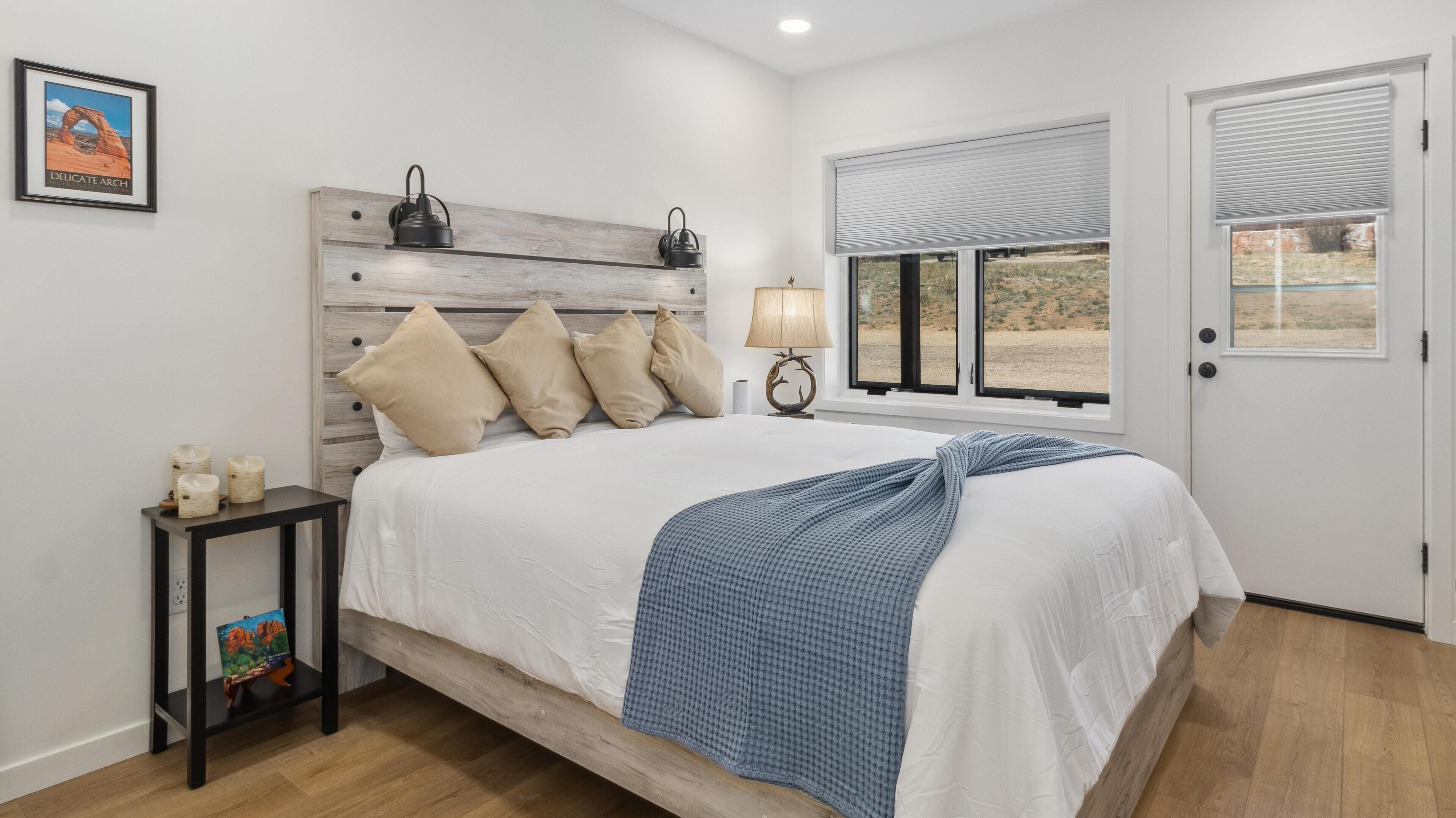 2 bedrooms, desk, free WiFi, bed sheets