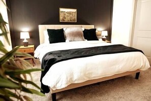 3 bedrooms, iron/ironing board, travel cot, WiFi