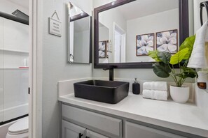 Bathtub, hair dryer