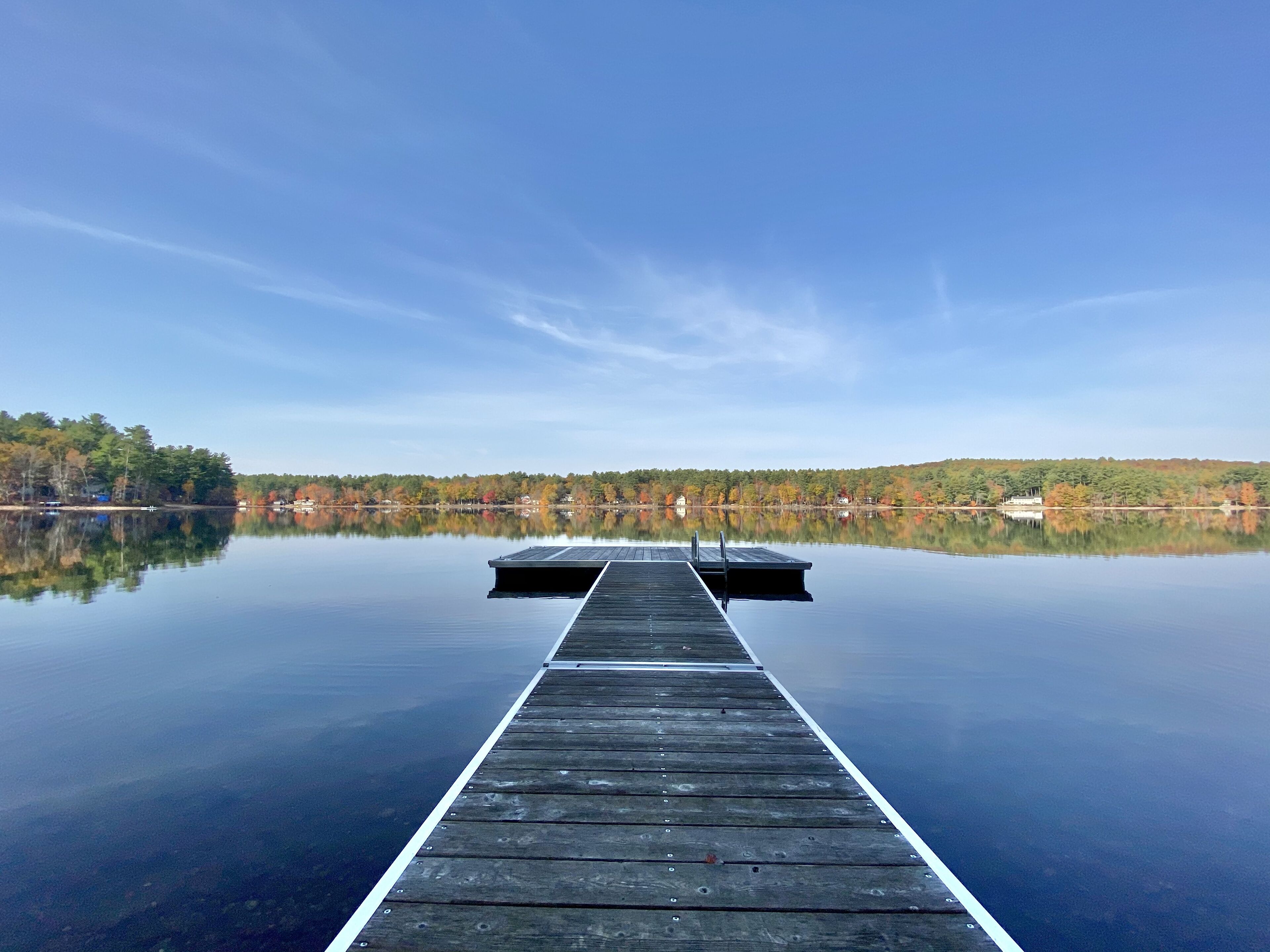 Private island on Crystal Lake in Gray, Maine
