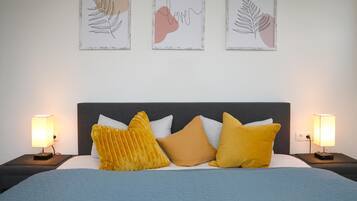 2 bedrooms, iron/ironing board, travel crib, free WiFi