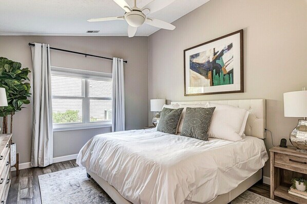 3 bedrooms, iron/ironing board, travel crib, WiFi