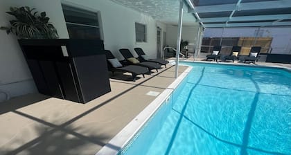 Sun & Fun! Waterfront Pool home with Dock - close to beaches - time to relax!