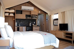 Premium Glamping Tent (Sleeps 4) | Mountain view