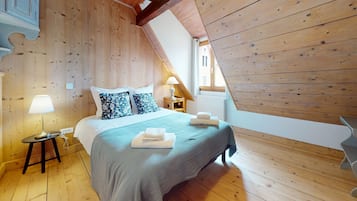 2 slaapkamers, een strijkplank/strijkijzer, gratis wifi, beddengoed