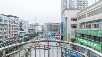 Blick von der Unterkunft