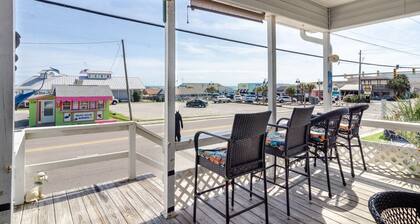 2 Bedroom w Porch Overlooking all the fun!