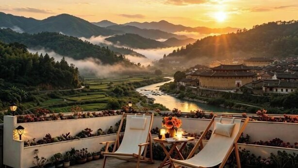 Pemandangan dari properti