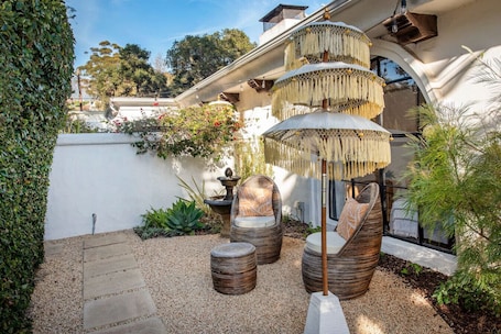 Terrace/patio. Montecito Studio w/ Patio & Outdoor Charm