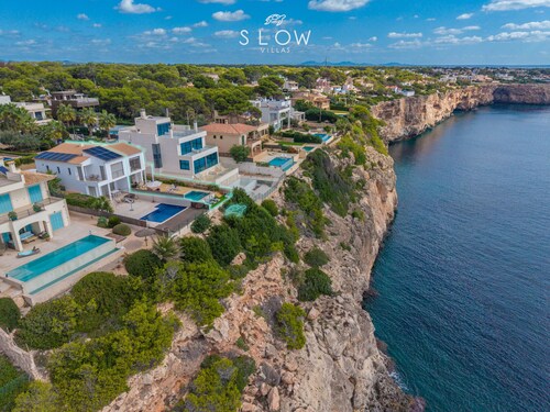Villa Es Bufedo, frontline holiday home with spectacular sea views in Cala Pi