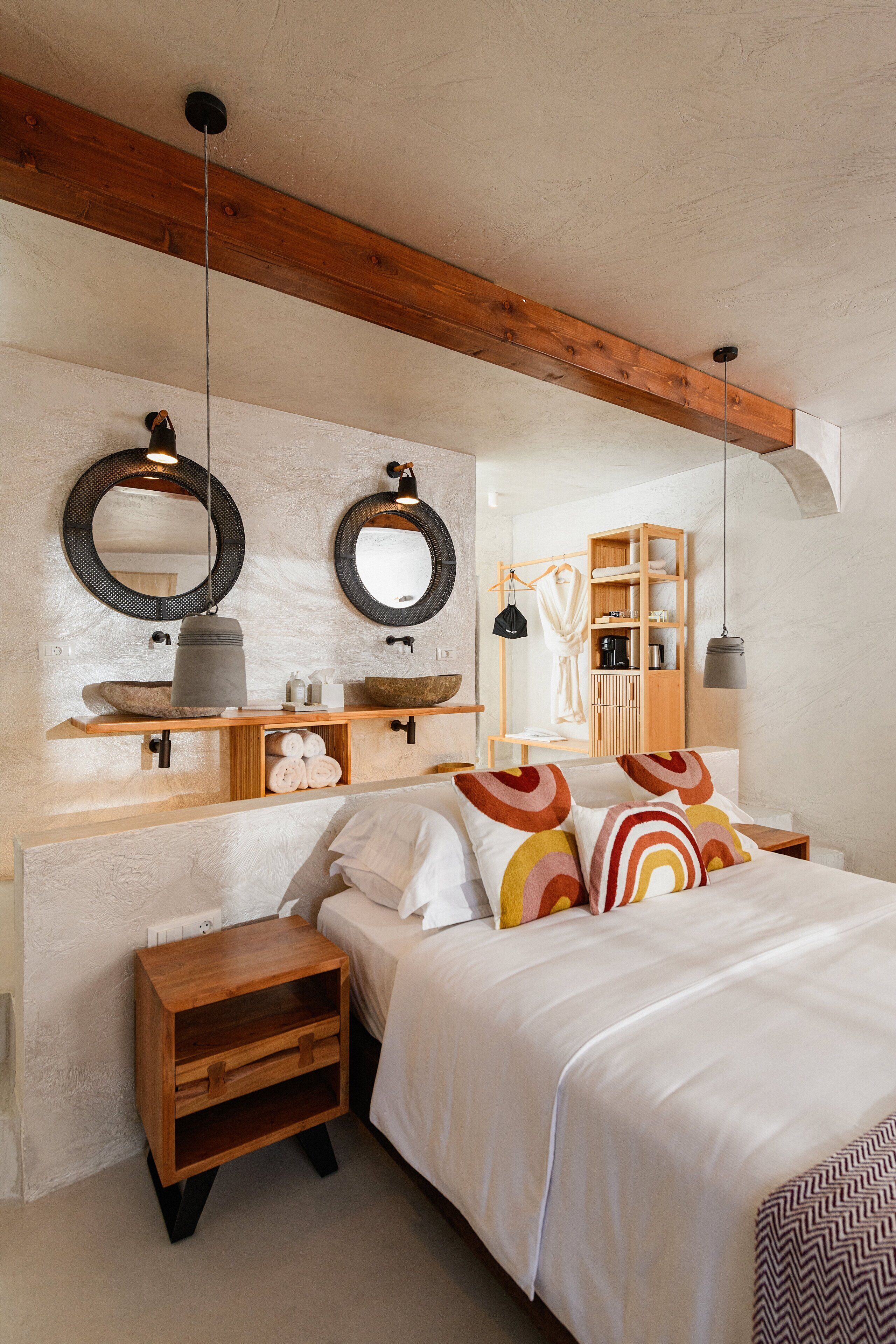 Premium bedding, memory-foam beds, in-room safe, individually decorated