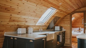 Fridge, microwave, dishwasher, highchair