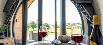 Bedwen -  Glamping pod with Hot Tub sleeping 2 guests