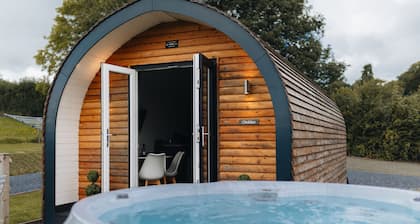 Cleddau -  Glamping Pod with Hot Tub Sleeping up to 4 Guests