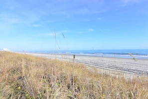 En la playa