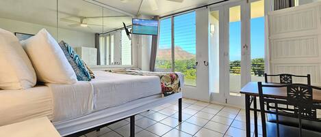 Desk, iron/ironing board, free WiFi, bed sheets