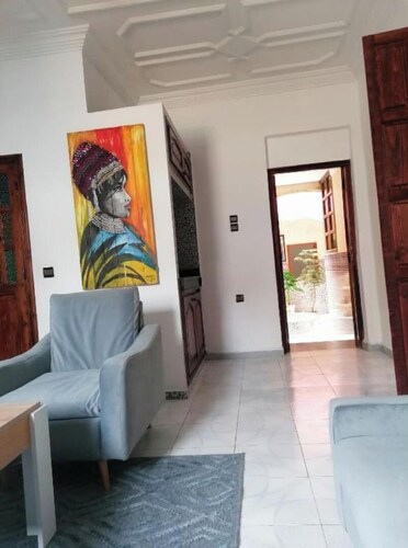 A beautiful apartment with traditional architecture 3 minutes from bouregreg